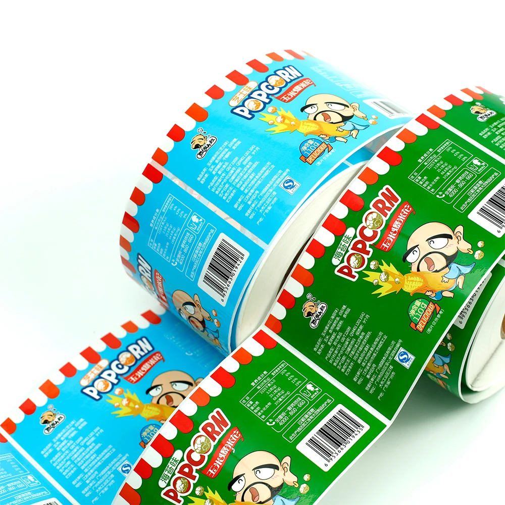 Eco Friendly Safety Custom Self-adhesive Food Packaging Label Roll ...