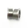 custom stainless steel /copper/plating nickel external M16-1 thread and internal M1/4 thread fasten nut