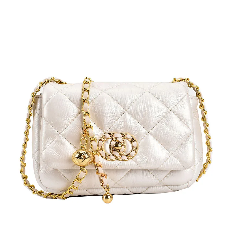 

Factory Price Wholesale New Trendy Twinkle Quilted Shoulder Bag Unique Tiny Stylish Handbags