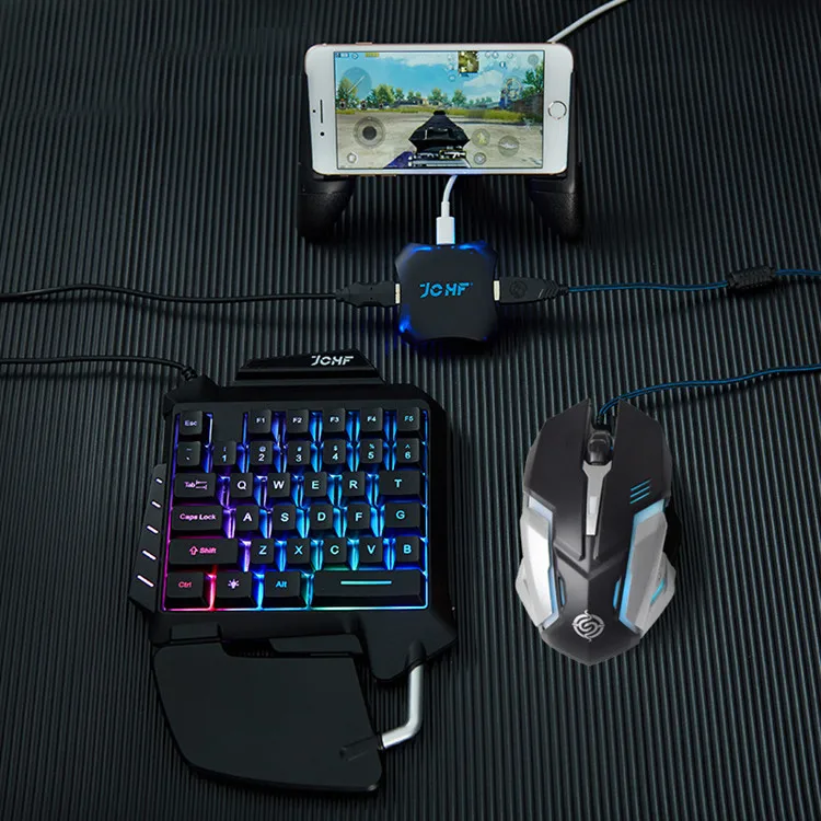 

Hot selling phone game adapter keyboard mousejoy stick triggers mobile controller for pubg