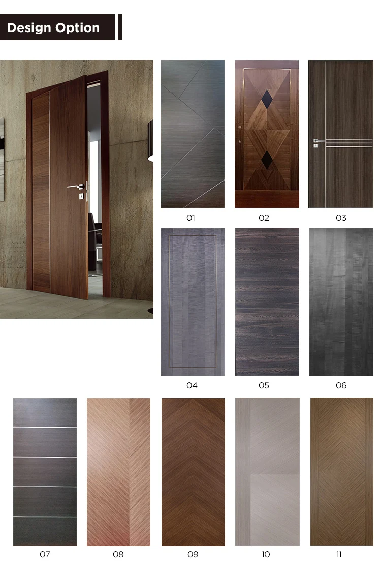 Modern Interior Wood Door Designs Hotel Wood Bedroom Door Buy