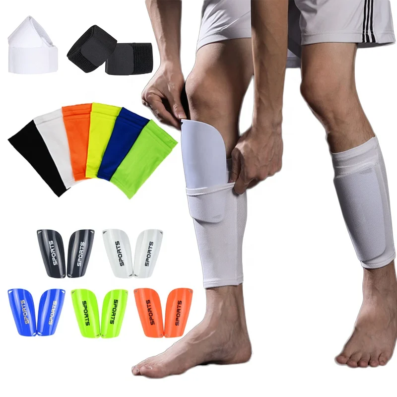 

HYL-1038 Custom elastic shin guard socks soccer shin pad socks shin guard stay sleeves for football, As picture