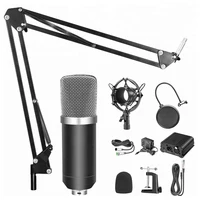 

BM800 Mikrofon Condenser Sound Recording BM 800 Microphone With Shock Mount For Radio Braodcasting Singing Recording KTV Karaoke