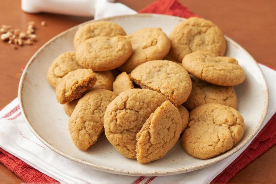 Ginger cookies served with tea and garnished with fresh ginger