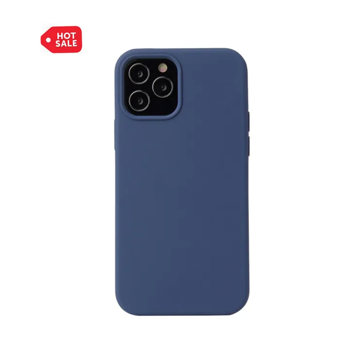 

Hot Sale estuche de celulares Multi-color Liquid Silicone Soft Mobile Phone Case For iphone 12/ 12 Pro/ 12 Mini/ 12 Pro Max
