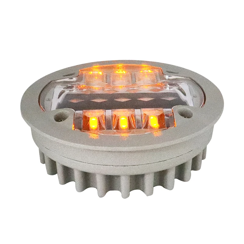 Road Making Stud Aluminum Reflective Cat Eye Solar Led Lights Reflective Solar Road Stud Indicator Light