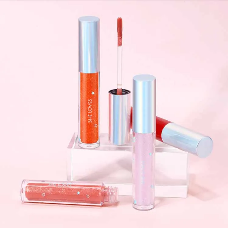 

Pick your own colors and customised lipgloss tube liquid private label lip gloss