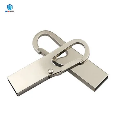 Factory Direct Sell Hook Style Key Chain USB Flash Drive 8GB 16GB 32GB 64GB Mini Metal Usb Flash Drive - ANKUX.COM