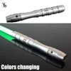 YDD Saber Metal hilt Dueling Lightsaber 16 Color Changing Lightsaber Christmas Cosplay USB Toy Jedi Sith Force
