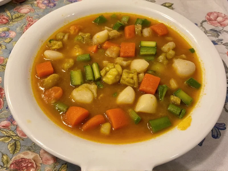 vegetable soup homemade