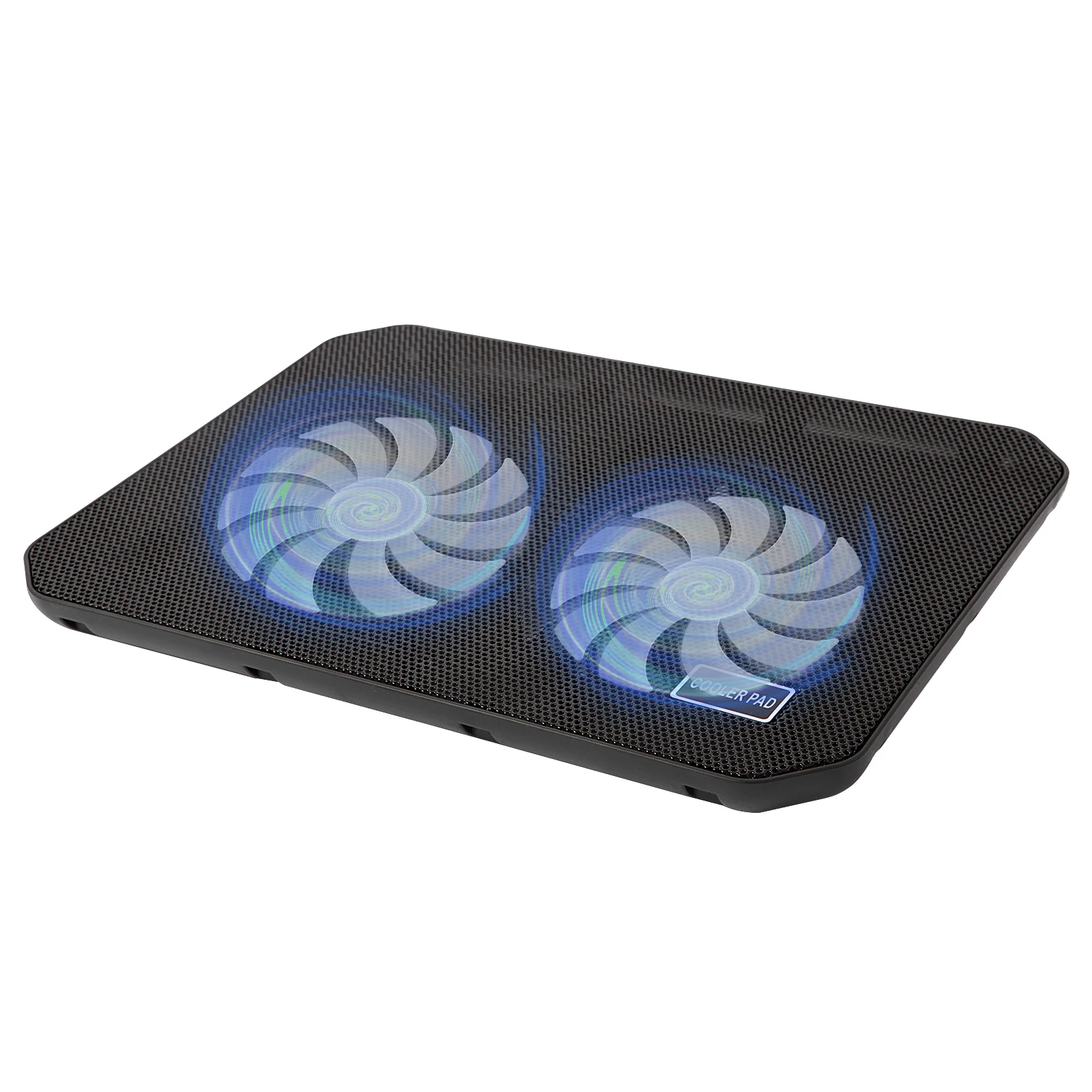 

NUOXI Foldable Dual Fan Notebook Stand Cooler Laptop Cooling Fan Pad, Black