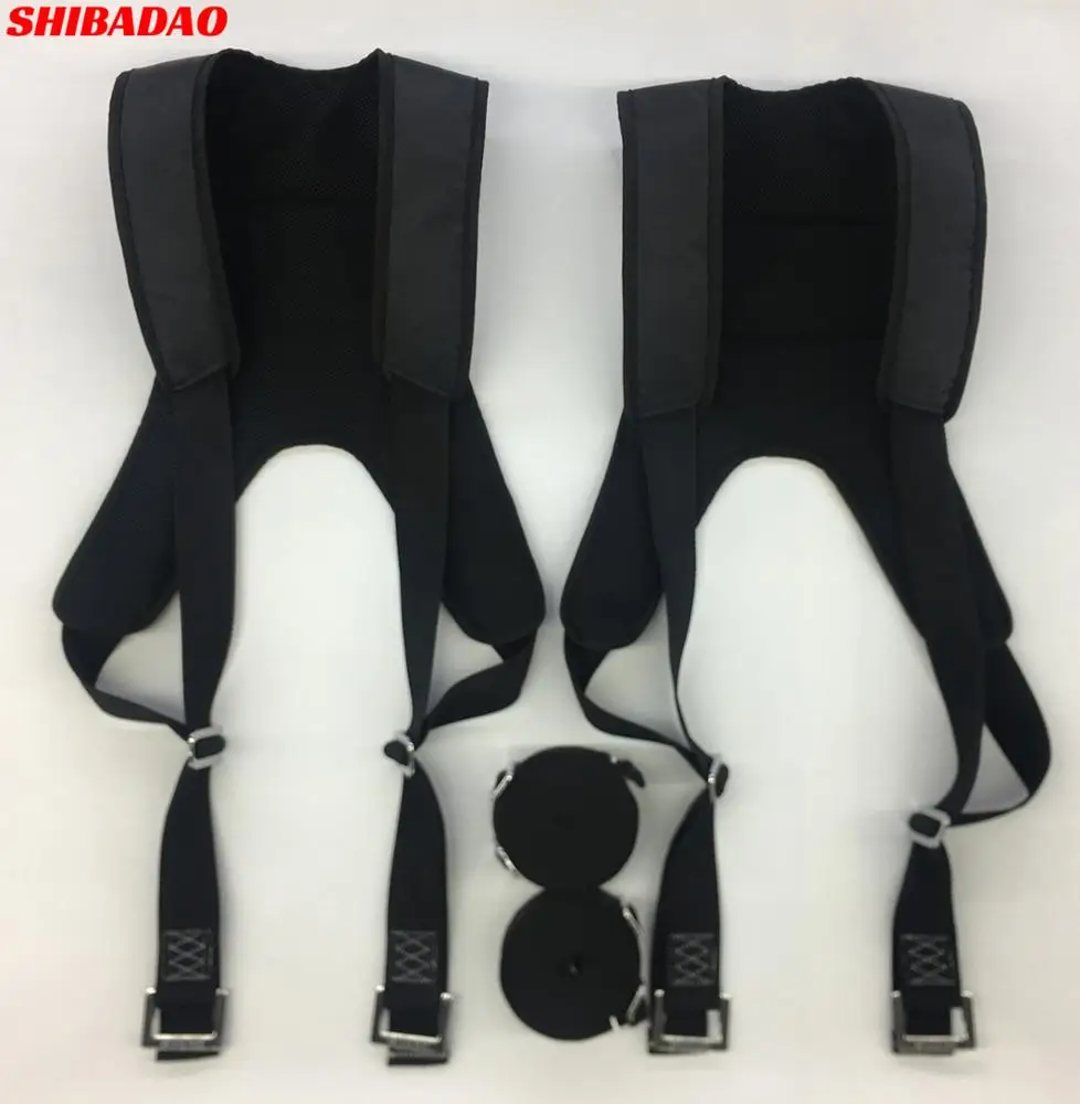 

New Prototype High Quality, Heavy Duty Moving Straps - 2 Person Lifting Strap Set with Soft Shoulder Pads, Black
