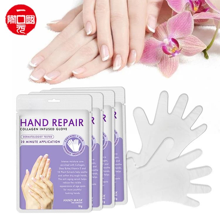 

Hot Sale Fashion Skin Care Moisturizing Whitening Hand Mask New Style Custom Sheet Hydrating Hand Mask