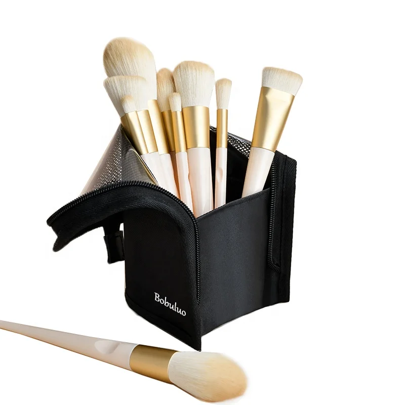 Custom Makeup Brushes Bag Case Ladies Mesh Cosmetic Travel Makeup Bag