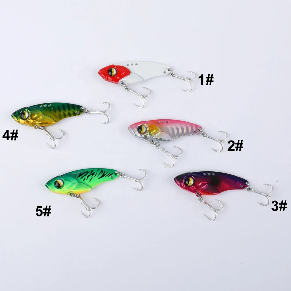 

151In stock low MOQ luya copper lead vib 5g 7g 11g 14g metal vib spoon lure metallic lure for all kinds fish