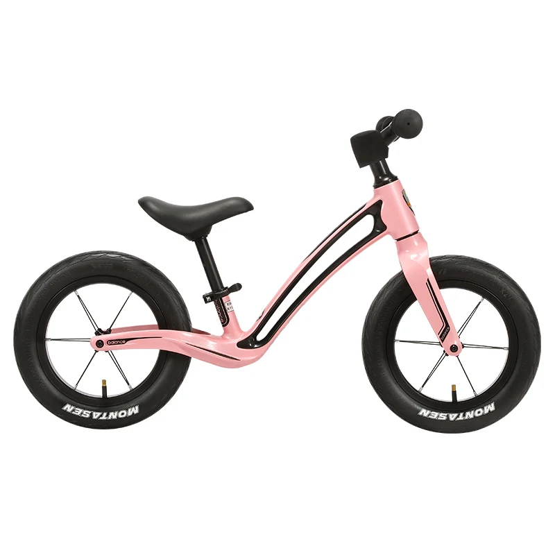 2020 Magnesium Alloy 12 Inch New Design Lightweight Portable Kids Children Balance Bike Bicycle Ready to Ship OEM Cycle