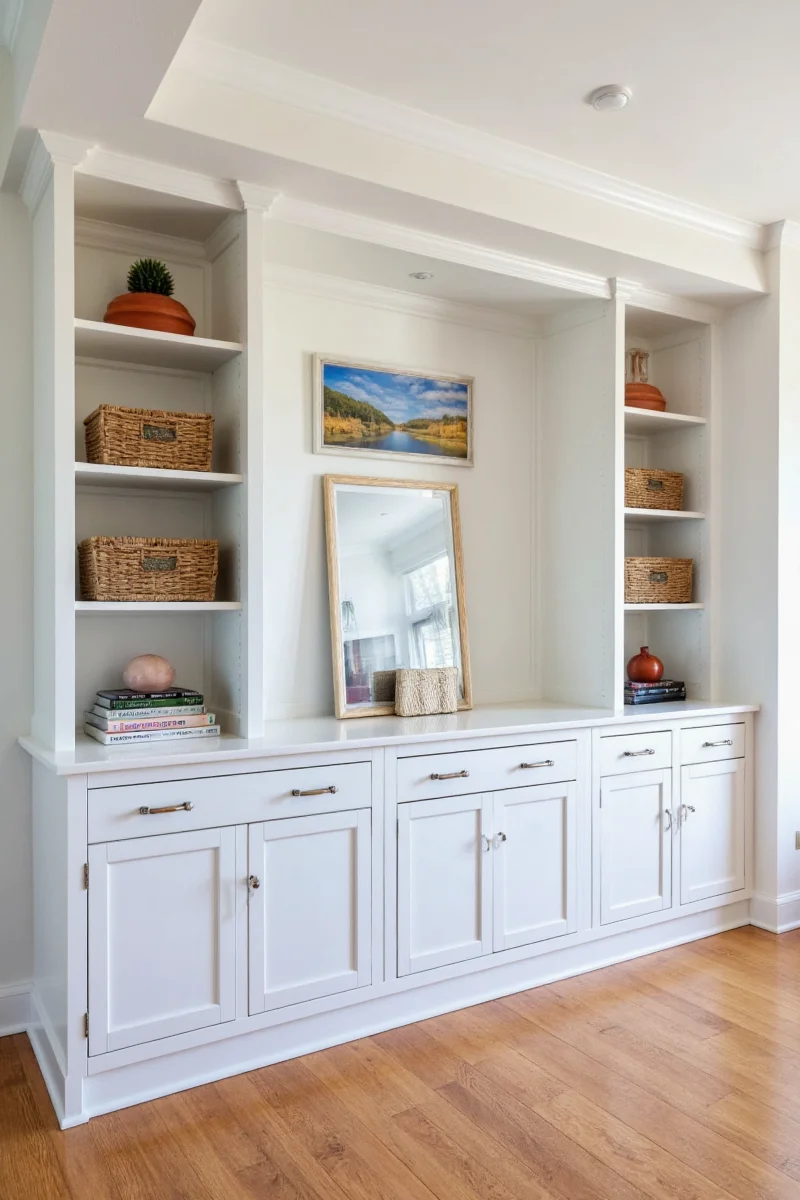 Cleaning and maintaining built-in cabinets