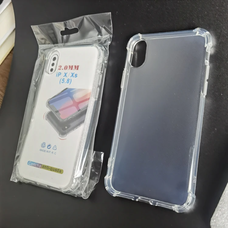 

Accept OEM printing 2.0mm airbag shockproof transparent TPU clear phone back cover case for samsung galaxy m10