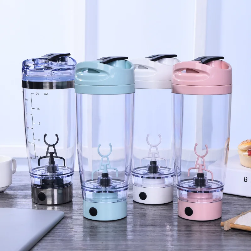 

Yeway 2022 New Arrival Electric Shaker Bottle Electric Protein Shaker with USB 16 oz 450 ML 650ml protein shaker cup auto maker