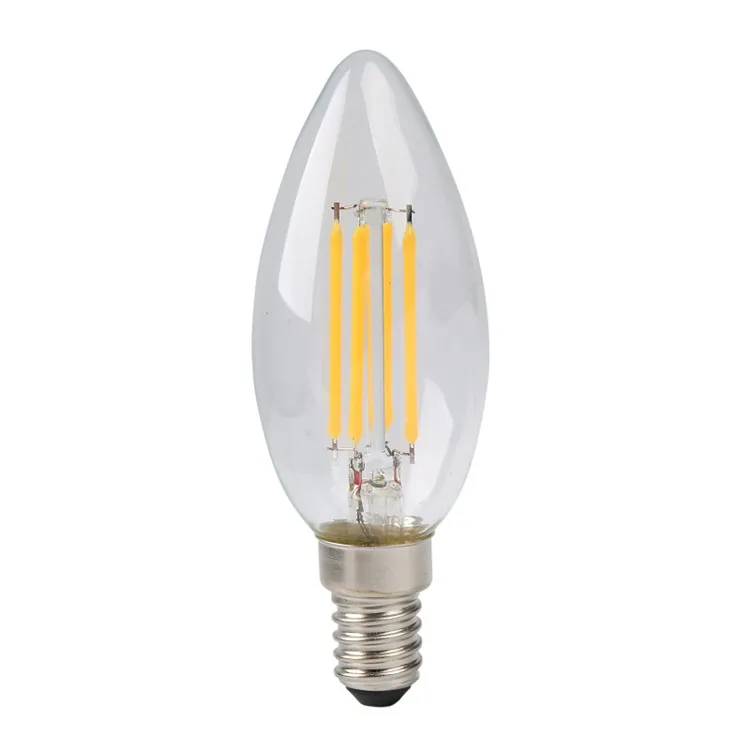 Hot selling e27 e14 220V  4pcs led edison bulb home hospital incandescent bulbs