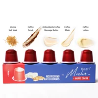 

HIGH'S Mocha Nourishing Antioxidants Coffee Foot & Hand Skin Care Treatment Manicure & Pedicure Spa Scrub Cream Lotion set