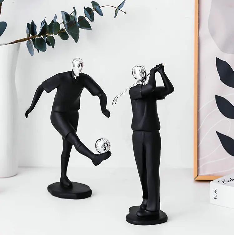 

Hot-selling desktop decoration resin craft jewelry sports personnel ornaments