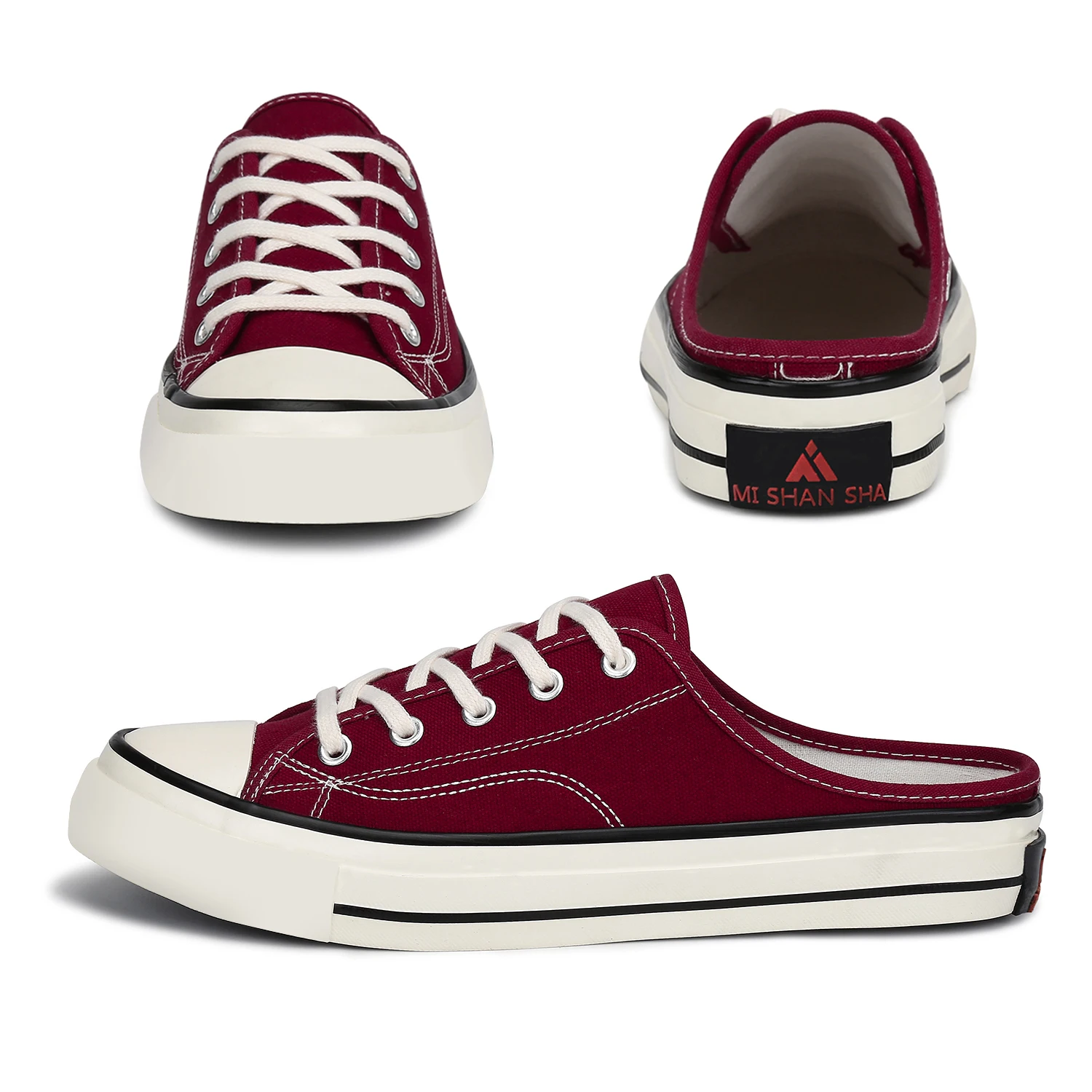 

Wholesale Convenient Elastic Canvas Shoes Student Sneakers White Female Casual Shoes, 6 colors