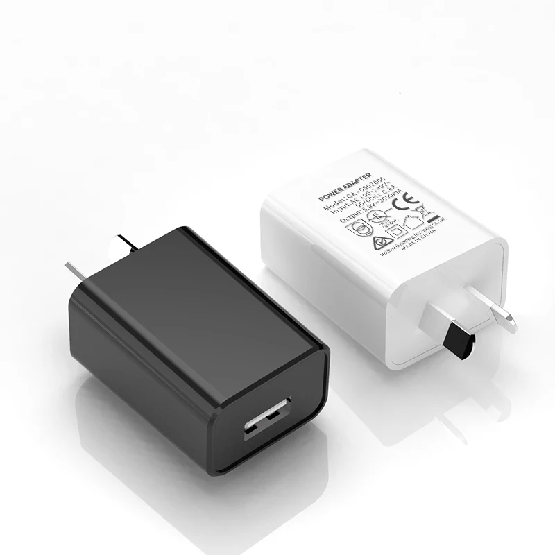 
5V 2A Australian standard SAA certification AU mobile phone charger USB port charger 