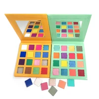 

High pigmented vegan 16 Color eyeshadow Palette no logo Make your own label cosmetics makeup