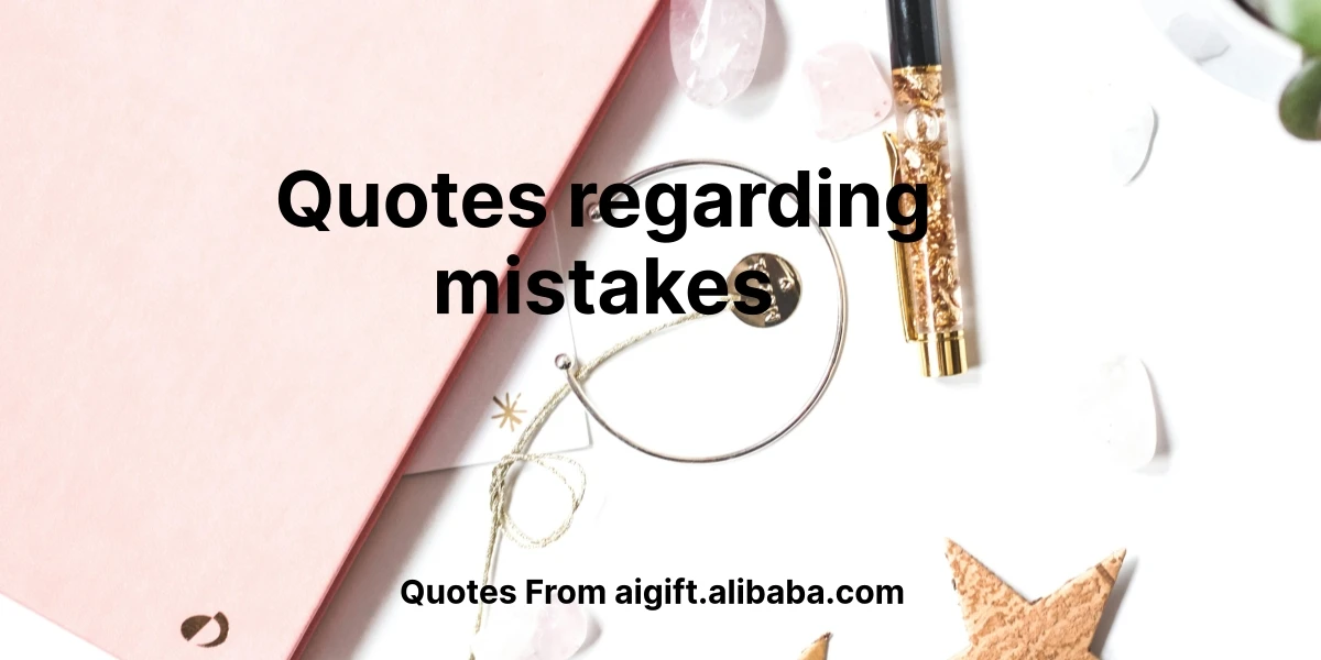 quotes regarding mistakes