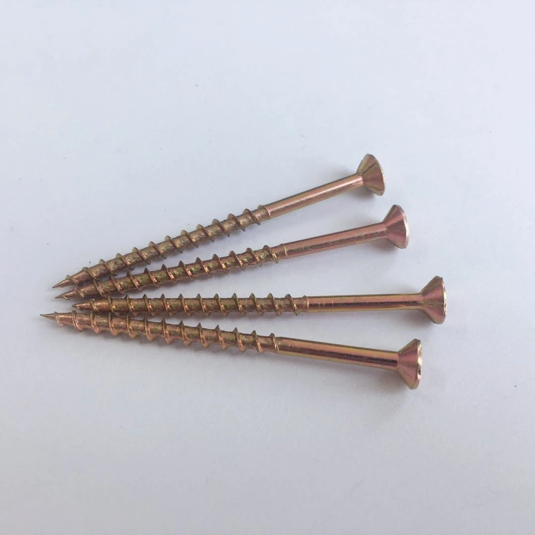
Tianjin krd direct sales flat head high quality carbon steel wood screw 