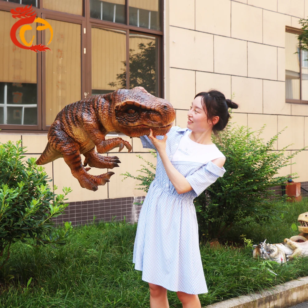 

Cute kids dinosaur hand puppet toys for Christmas gift, According to customer's requirement