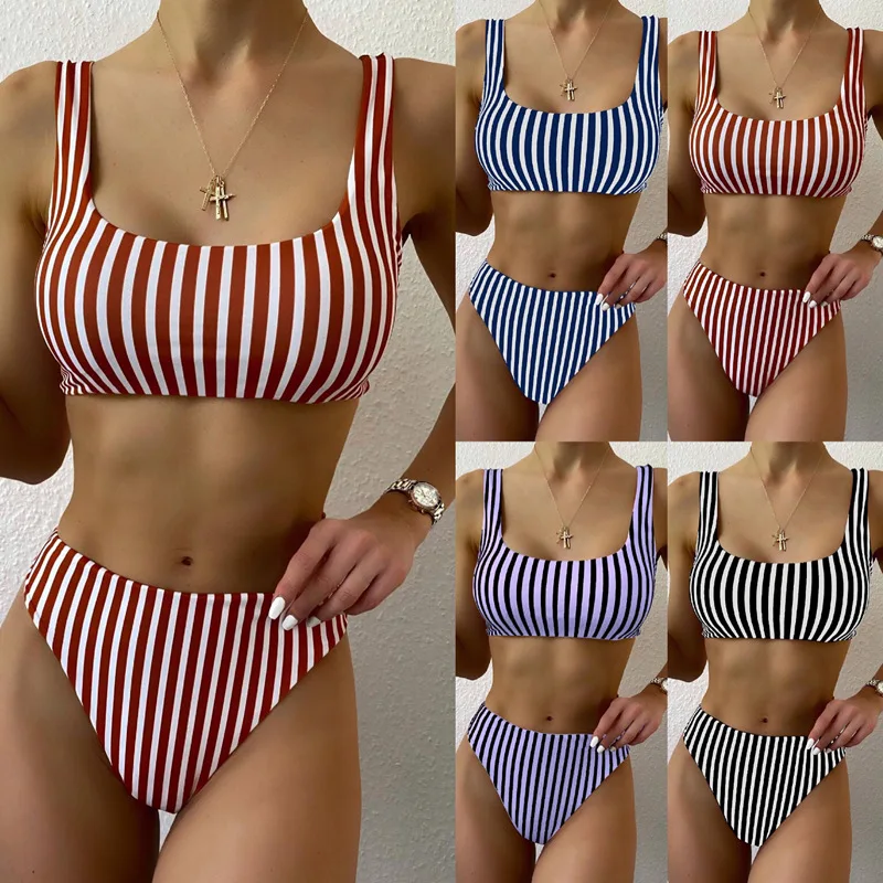 

Free Sample Wholesale Custom Solid Swimsuit Swimwear Beachwear Thong Women Sexy Bikini, Accept customized