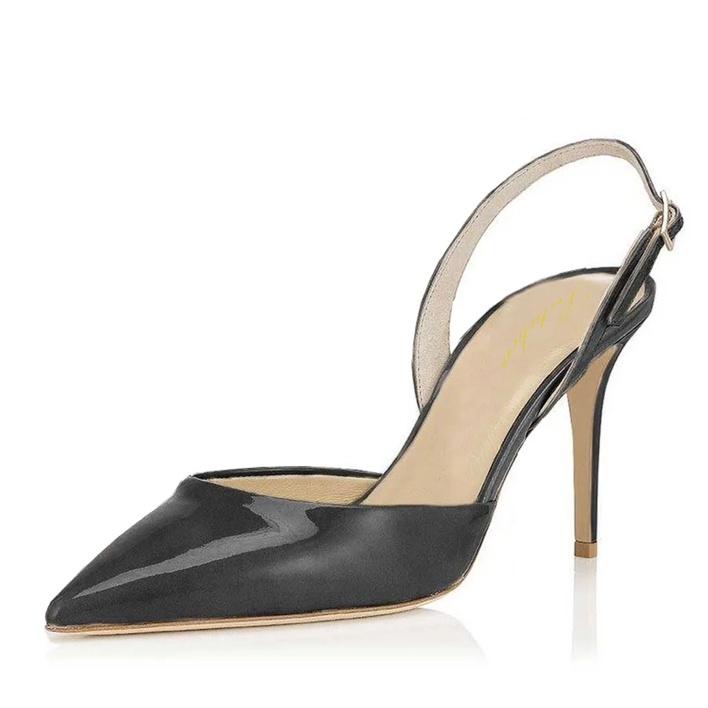 

Women Sexy Pump Stiletto High Heel D'Orsay Pointy Toe Summer Dress Sandals, Customized color