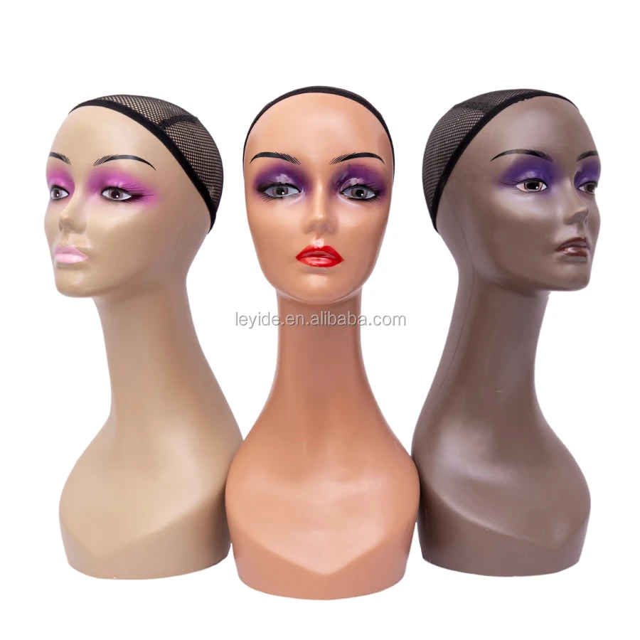 

Mannequin Head For Wig Display Wig Head Stand Doll Head Female Model Without Shoulders Mask Sunglass Hat Hair Wigs Display Stand, Optional