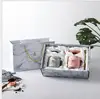 European marbled ceramic cup Phnom Penh mug office water cup men and women couple coffee cup gift set