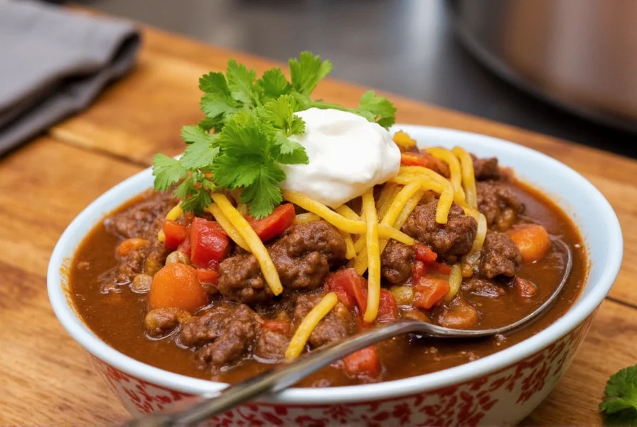 Family Gathering Around a Pot of Mexican Beef Stew