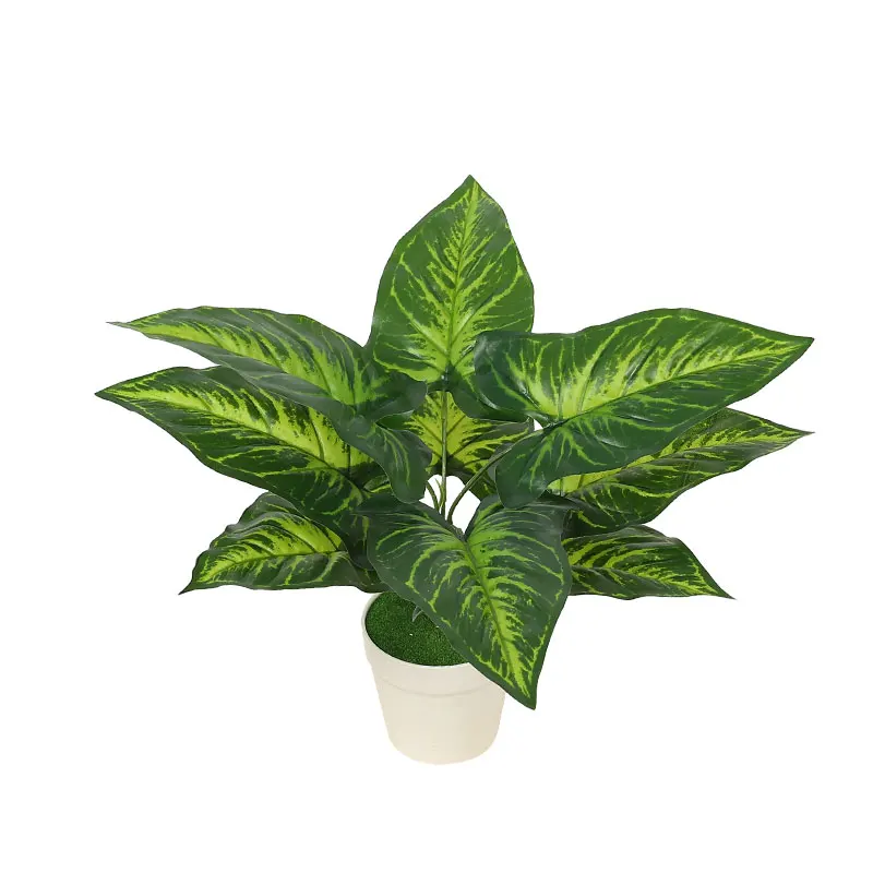 

Wholesale New Bonsai Green Leaves Artificial Bonsai Living Room Dining Table Home Decoration