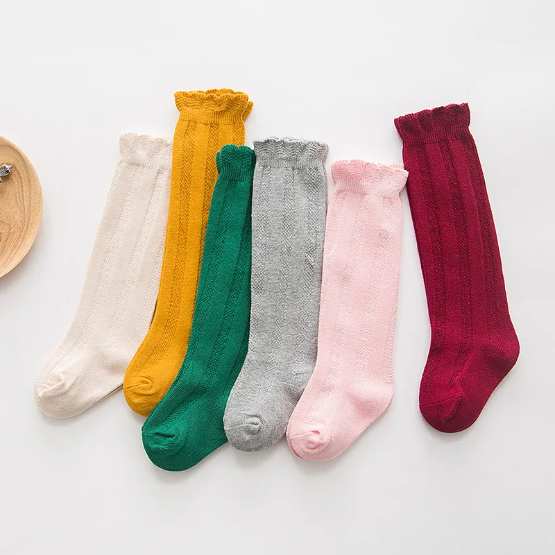 

Autumn Winter Warm Girls Socks Long Knee High Socks Fashion Kids Christmas Socks Baby Girl Clothes For Girl Children Gift, Colors