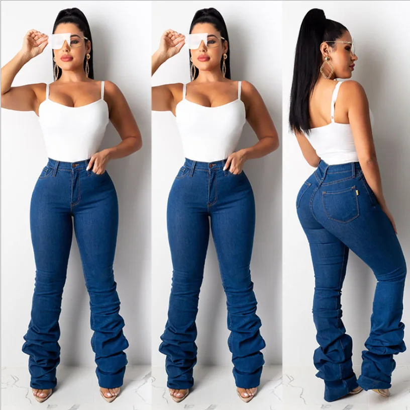 

Free Shipping Women's Plus Size Plants & Jeans Four Colors Jeans Denim Wholesale Price, 4 colors