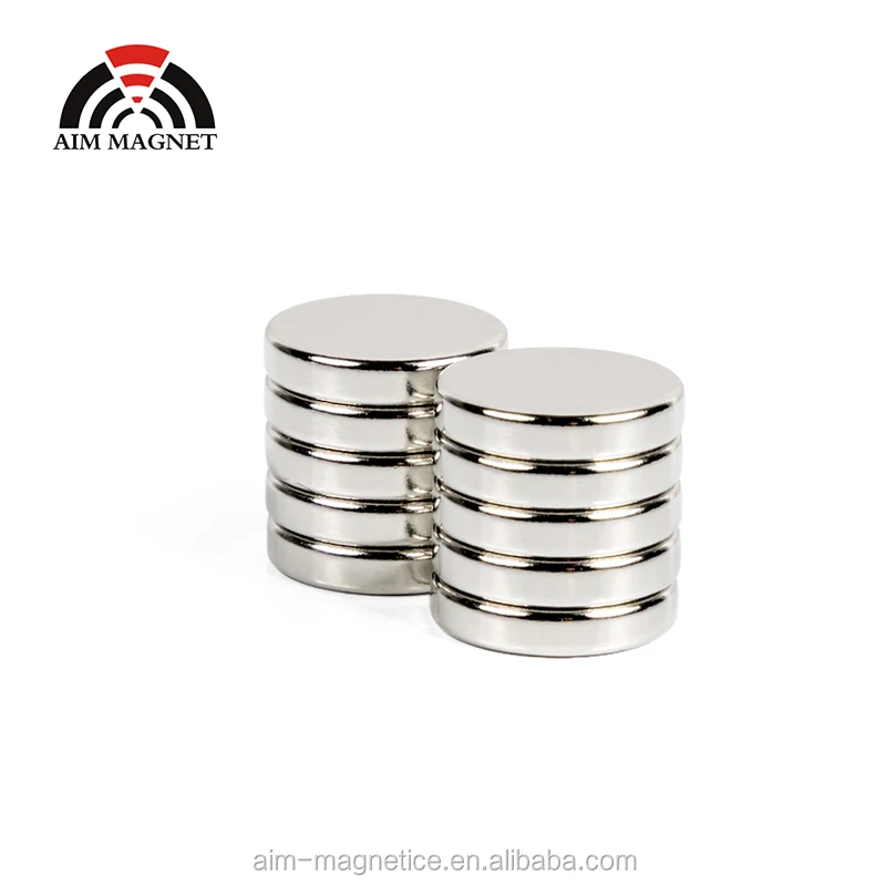 
Super Strong N52 Neodymium Magnet Nickel-coating Disc Neodymium Magnet Manufacturer 