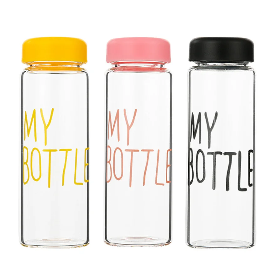 

My Bottle Space Cup with Hand Strap Student Water Bottle 500ml Custom Logo Children Drink Bottles Plastic Suppliers, Customized color
