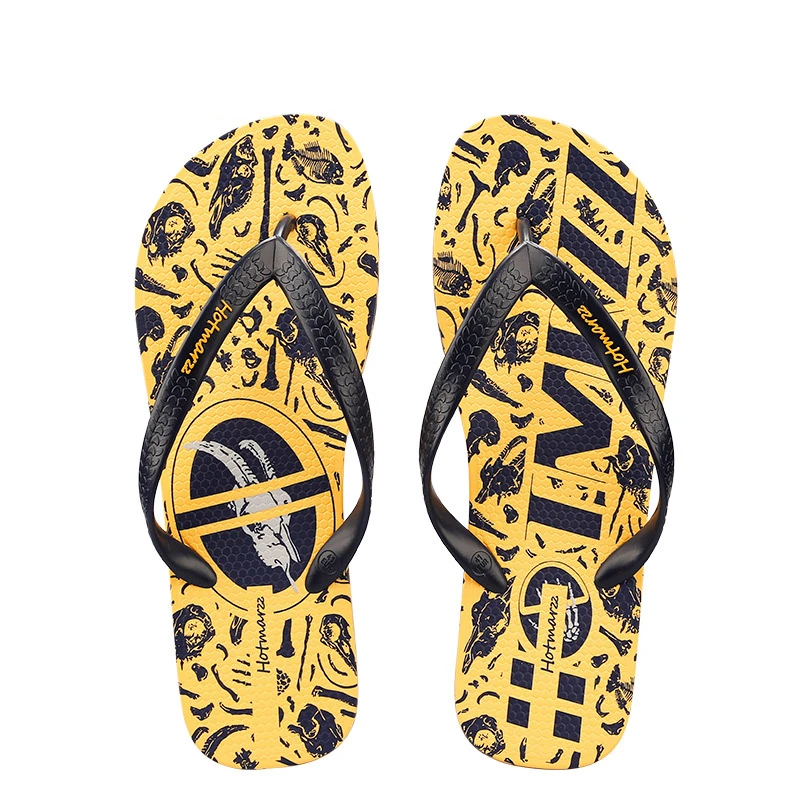 

Hotmarzz flip flops men wholesale luxury summer slippers beach pvc sandals outdoor antiskid beach OEM Slipper customization, Picture