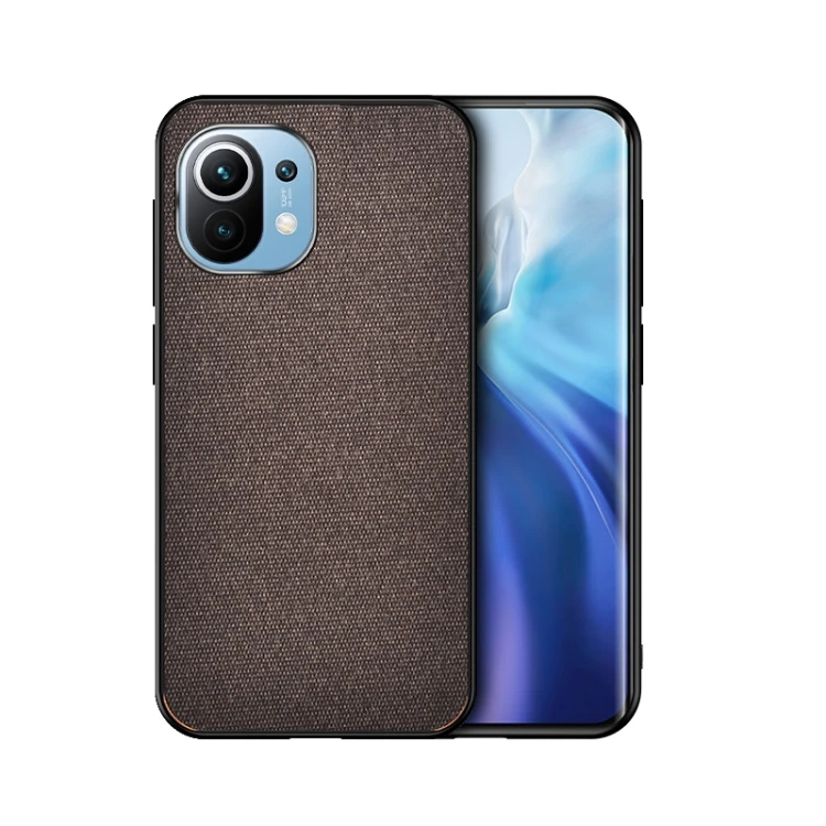 

New Arrival Shockproof Splicing PU Protective Case for Xiaomi Mi 11