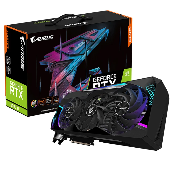 

GIGABYTE AORUS NVIDIA GeForce RTX 3080 Ti MASTER 12G Gaming Graphics Card with GDDR6X Memory Support Over Clock