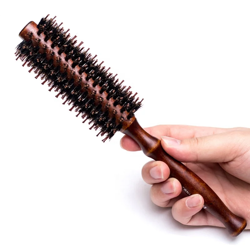 

Popular Cheap Price Comb Wooden Handle Boar Bristle Detangling Wave Hair Styling Brush