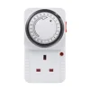 24 Hour Grounded Timer (Single Outlet)