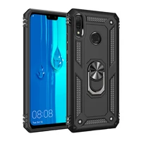 

Luxury Universal Mobile TPU PC Kickstand Smart Phone Cover Case For Huawei Y9 2019 Enjoy 9 Plus Case