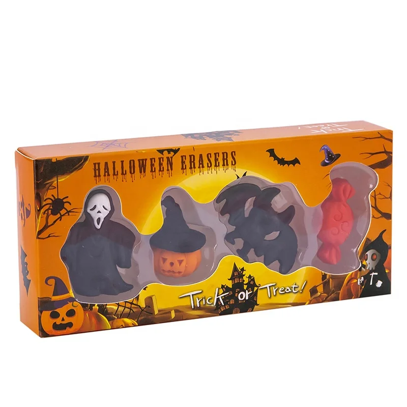 

New creative school children gifts hallowmas festival funny erasers
