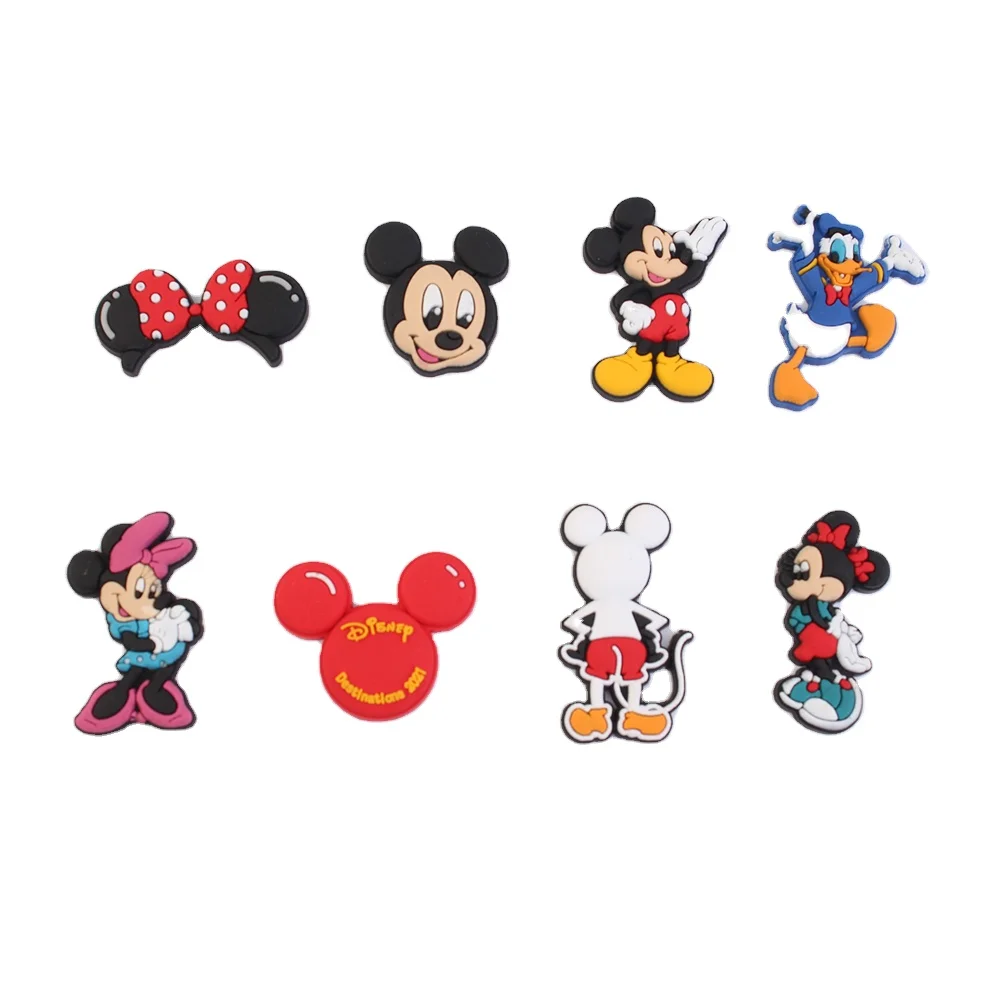 

Croc buckle women shoe accessories custom made cartoon Disny PVC clogs decoration charms croc shoe charms kids, Customized